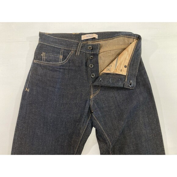 Noble Truman Selvedge Jeans Men’s 29x34 Blue Denim Button Fly Made in USA - Picture 6 of 14